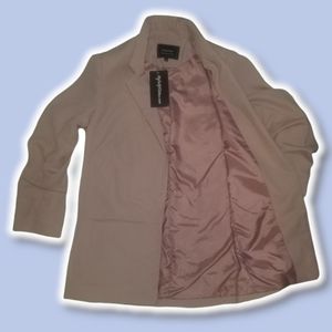 Long Blush Pink Blazer size Medium